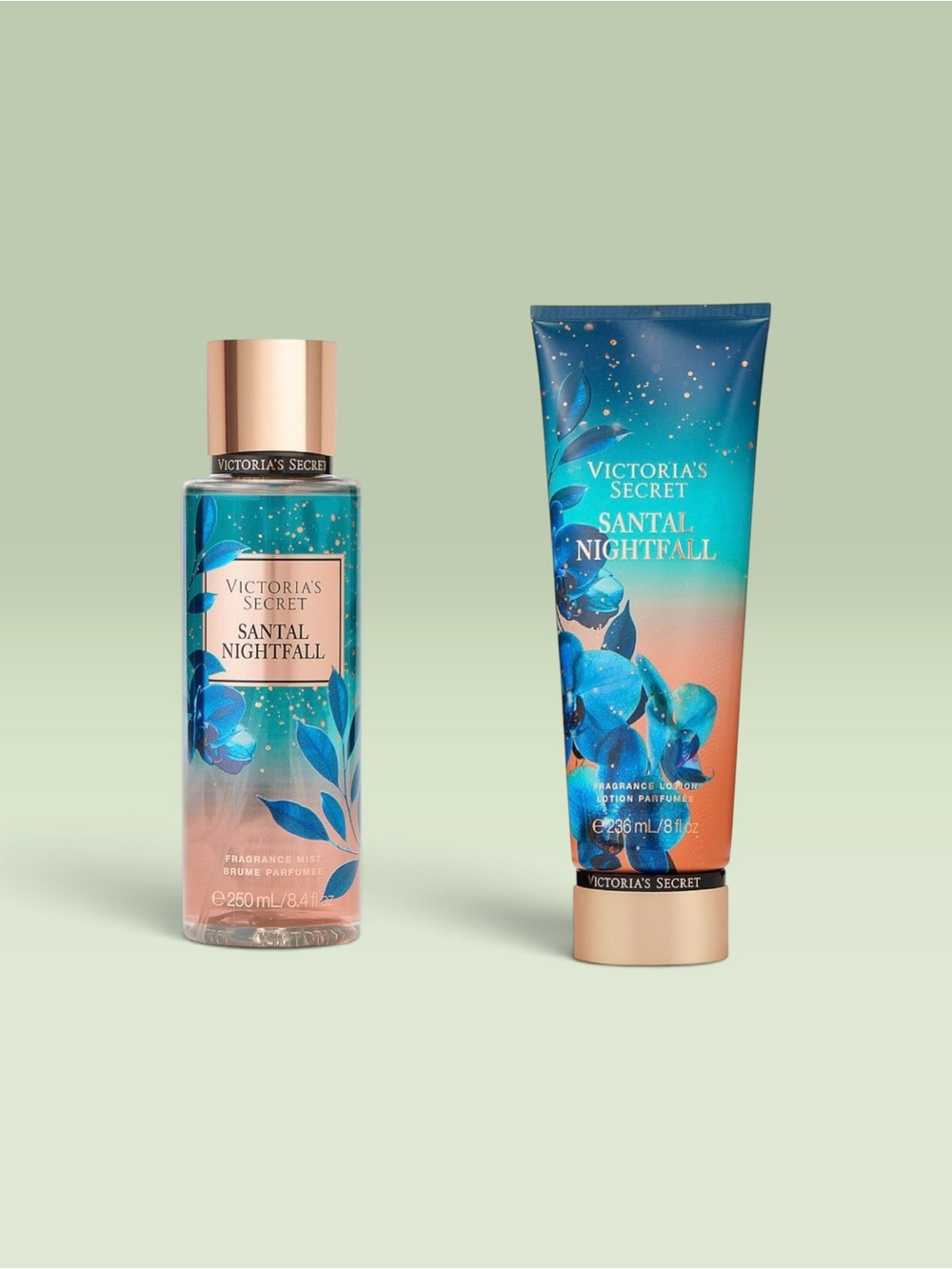 Victoria's Secret SANTAL NIGHTFALL Fragrance Mist and Lotion
